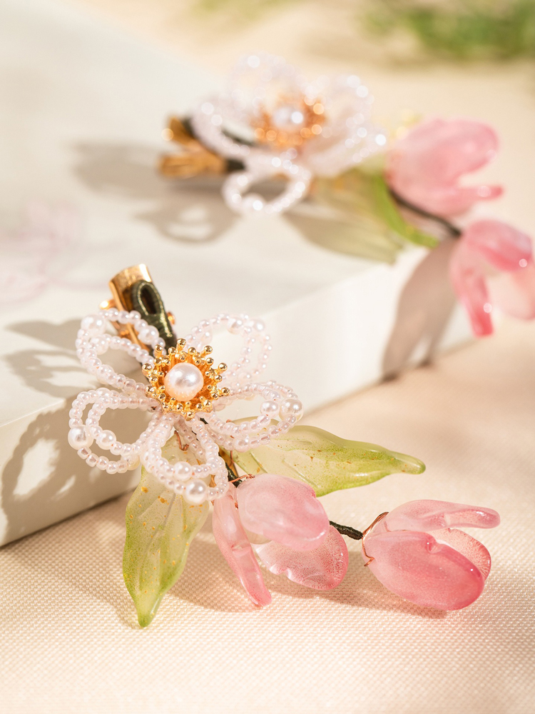Hanfu Tulip Hair Clip Ethereal Women's Hair Accessory
