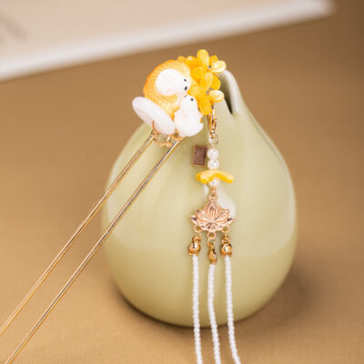 Osmanthus Long Hairpin Mid-Autumn Hanfu Rabbit Accessories