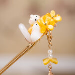 Osmanthus Long Hairpin Mid-Autumn Hanfu Rabbit Accessories