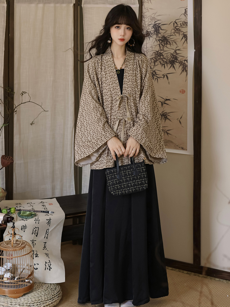 Women Autumn Hanfu Wei Jin Period Fashionable Clothing