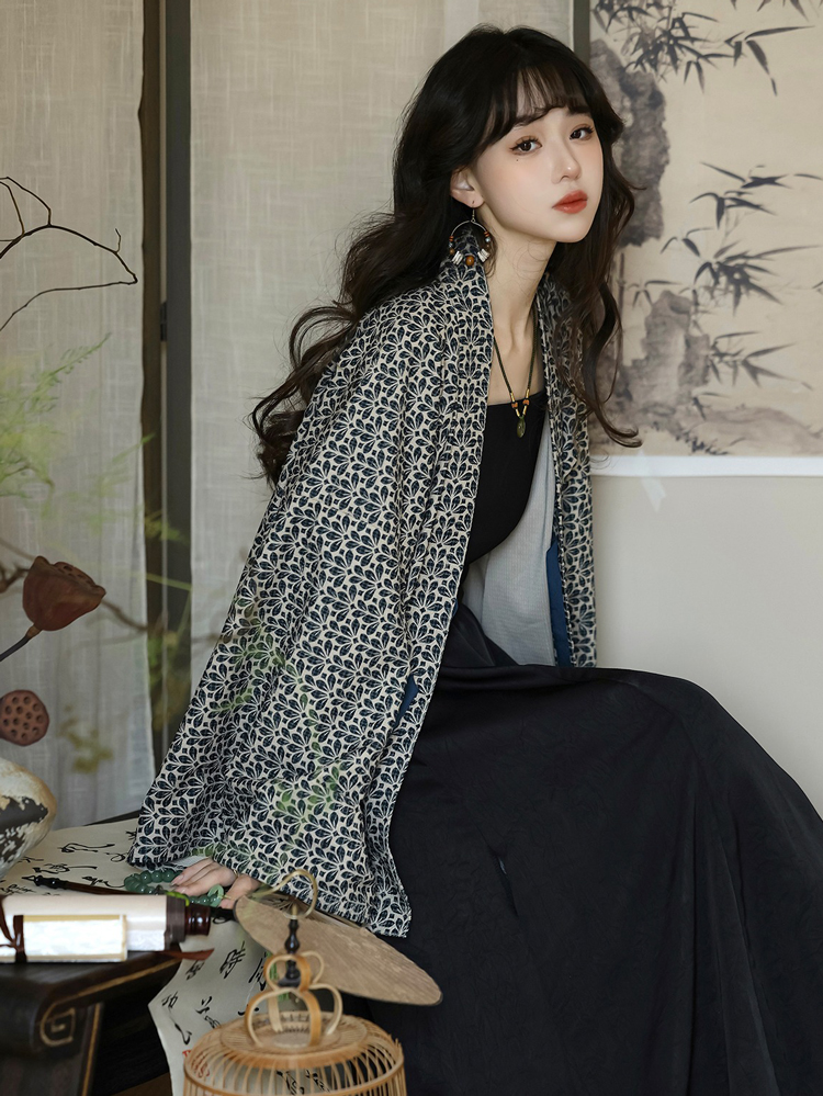 Women Autumn Hanfu Wei Jin Period Fashionable Clothing