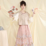 Women Hanfu Tang Dynasty Beizi Daily Maian Skirt Cute Autumn Attire