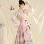 Women Hanfu Tang Dynasty Beizi Daily Maian Skirt Cute Autumn Attire