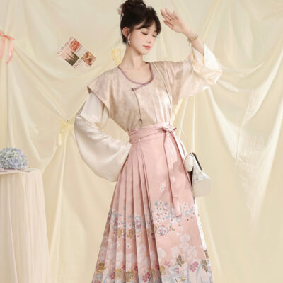Women Hanfu Tang Dynasty Beizi Daily Maian Skirt Cute Autumn Attire