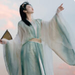 Wuxia-Style Zhiju Long-Sleeved Ethereal Women's Autumn Hanfu Set