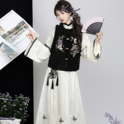 Autumn Fashion Hanfu Ming Dynasty Set in Lolita Style