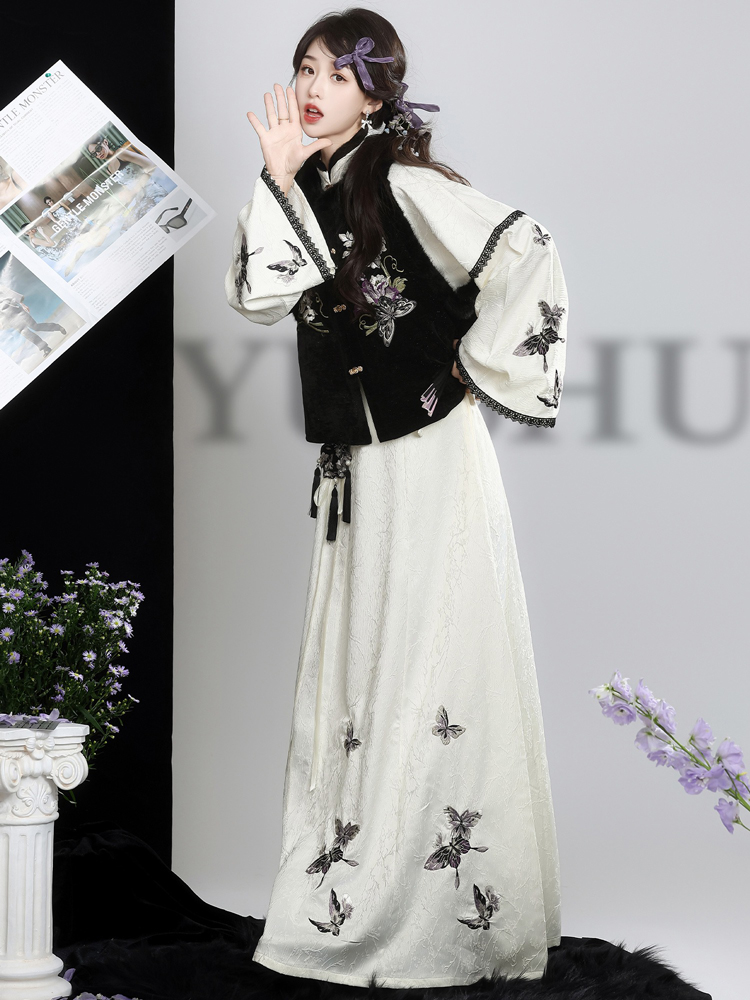 Autumn Fashion Hanfu Ming Dynasty Set in Lolita Style