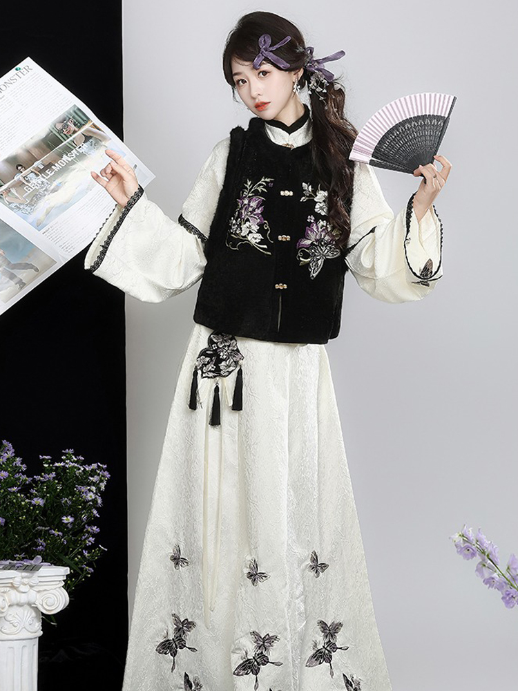 Autumn Fashion Hanfu Ming Dynasty Set in Lolita Style