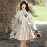 Fashionable Hanfu Set Autumn Womens Casual Dress