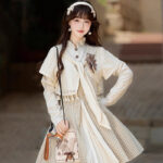 Fashionable Hanfu Set Autumn Womens Casual Dress