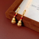 Gourd Pendant Earrings Fashionable Women Vintage Jewelry