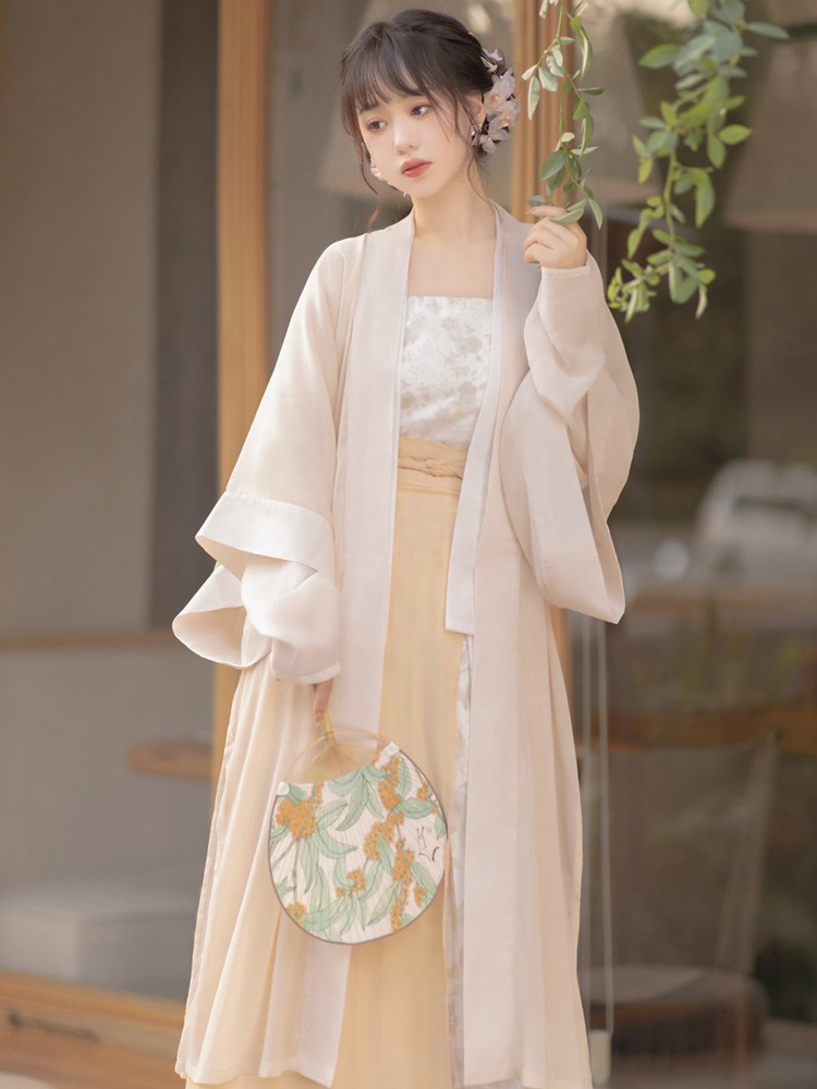 Woman Song Dynasty Fashion Hanfu Autumn Casual Set