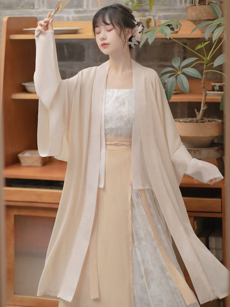 Woman Song Dynasty Fashion Hanfu Autumn Casual Set