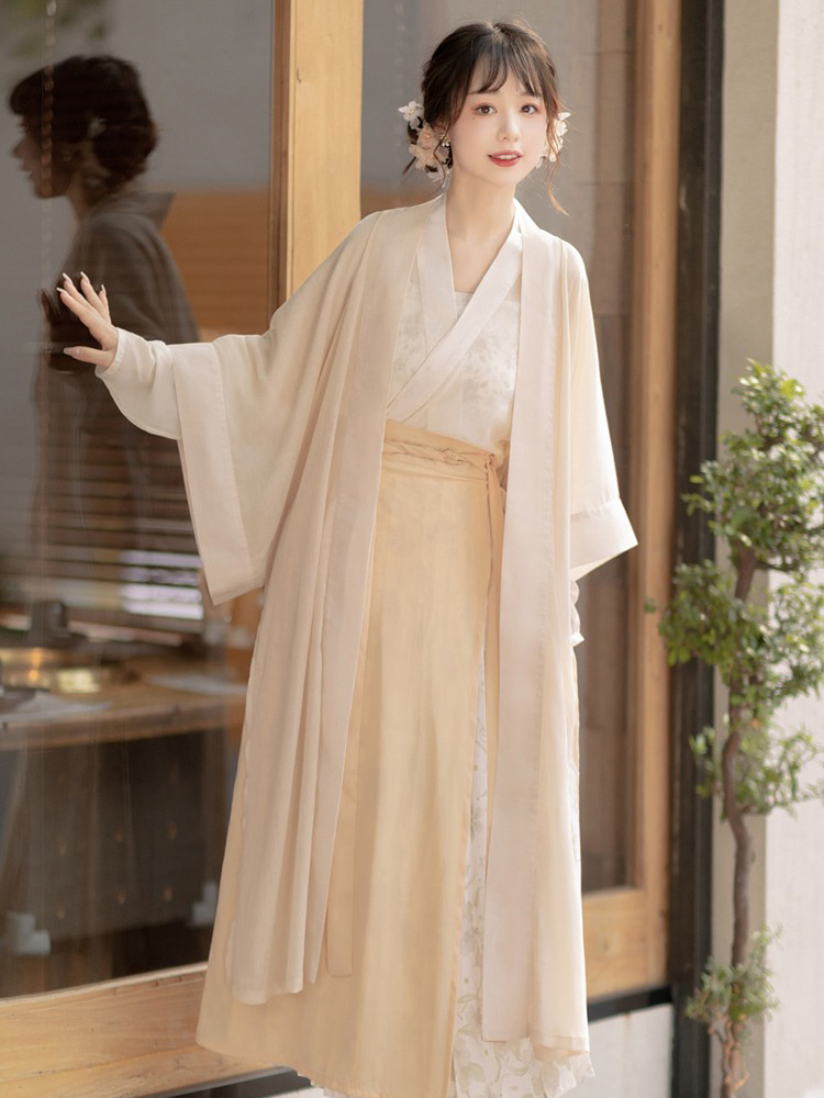 Woman Song Dynasty Fashion Hanfu Autumn Casual Set