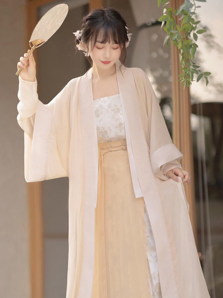 Woman Song Dynasty Fashion Hanfu Autumn Casual Set