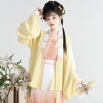 Women Autumn Hanfu Set Mandarin Collar Classic Autumn Ensemble