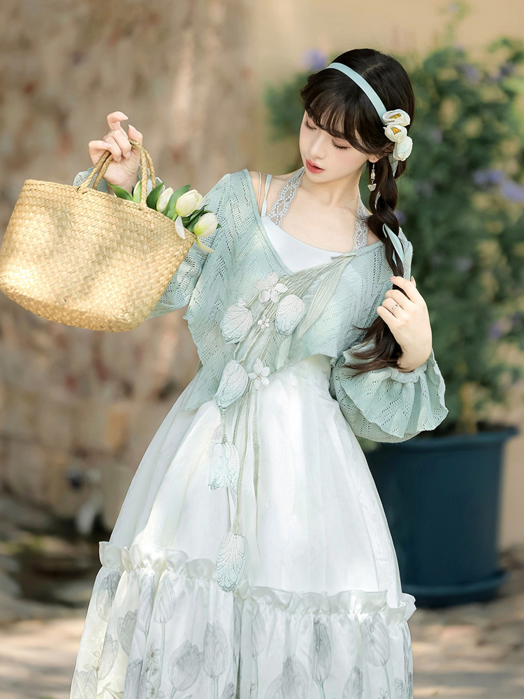 Women Autumn New Style Hanfu-Inspired Dress Set with Modified Han Elements