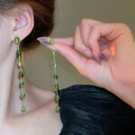 Women Fresh Tassel Earrings Geometric Vintage Ear Accessories