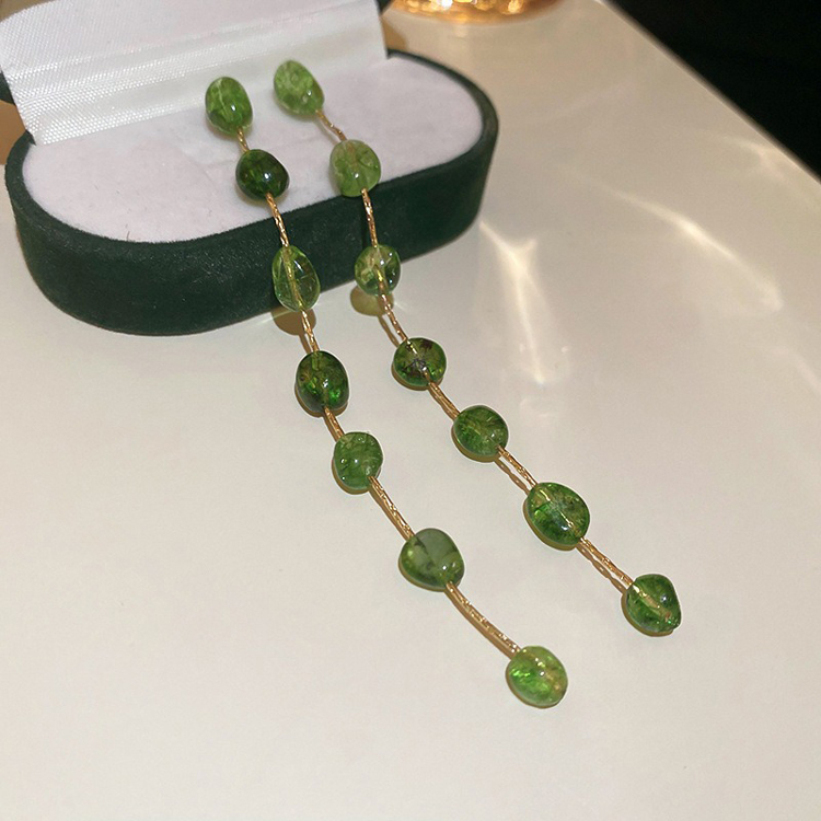 Women Fresh Tassel Earrings Geometric Vintage Ear Accessories