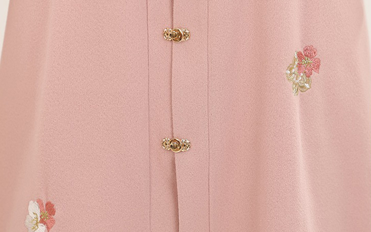 Women Winter Hanfu Long-Length Ming Dynasty-Style Hanfu in Pink Bijia