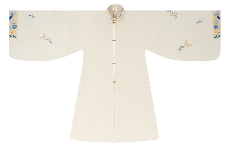 Ming Dynasty Women Long Coat and Maian Skirt Bijia Set