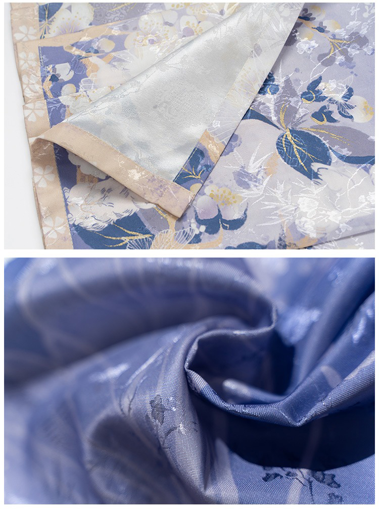 Ming Dynasty Women Long Coat and Maian Skirt Bijia Set