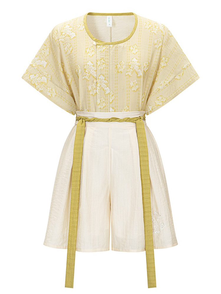 Tang Dynasty Short Sleeved Summer Simple Hanfu