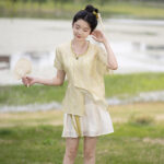 Tang Dynasty Short Sleeved Summer Simple Hanfu