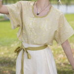 Tang Dynasty Short Sleeved Summer Simple Hanfu
