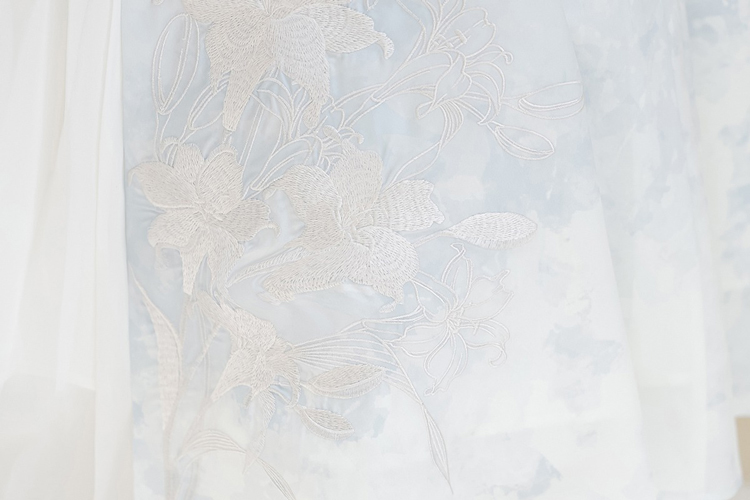 Women Autumn Hanfu Han Element Lily Long-Sleeve Dress