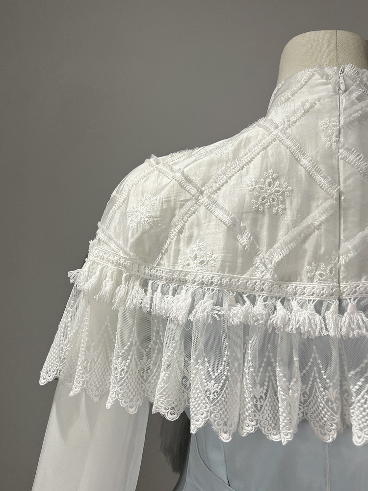 Women Autumn Hanfu Han Element Lily Long-Sleeve Dress