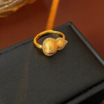 Women Ring Vintage Cheongsam Pairing Niche Gourd Hand Jewelry For Hanfu