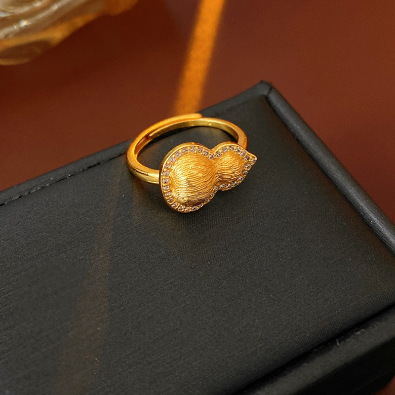 Women-Ring-Vintage-Cheongsam-Pairing-Niche-Gourd-Hand-Jewelry-For-Hanfu-1 Women Ring Vintage Cheongsam Pairing Niche Gourd Hand Jewelry For Hanfu