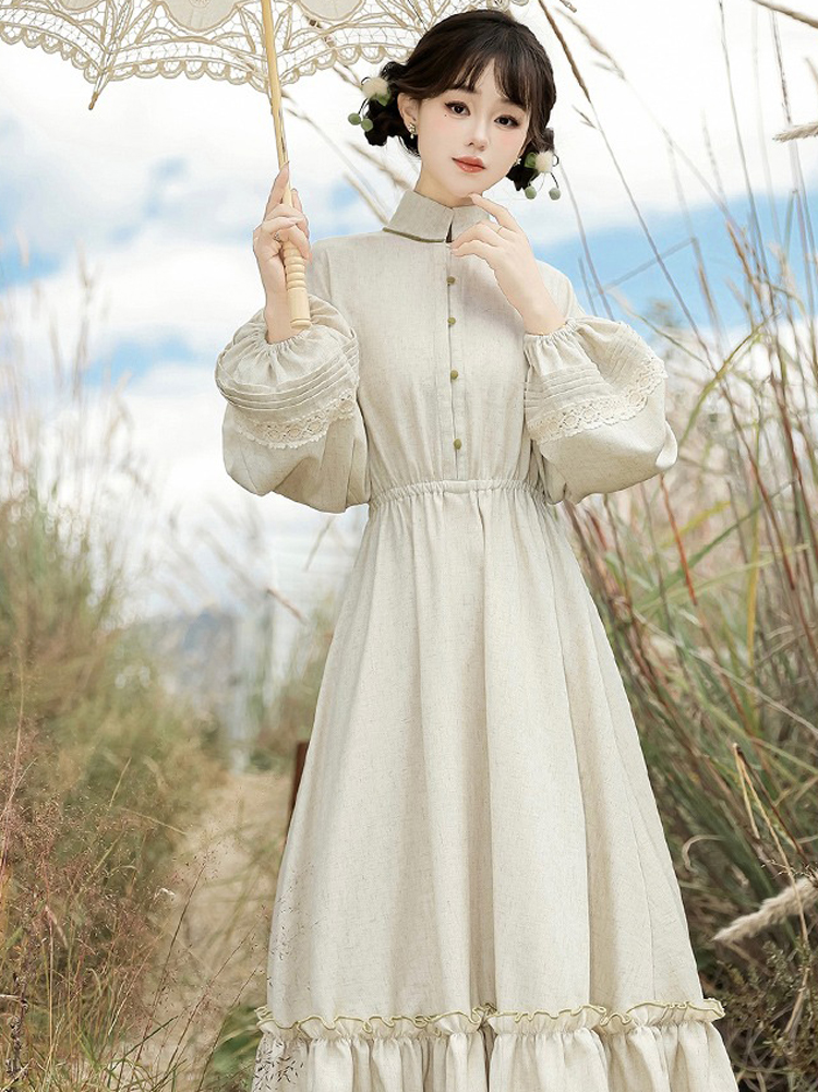 Women Winter Fashion Hanfu Chinese Dress Daily Wear 