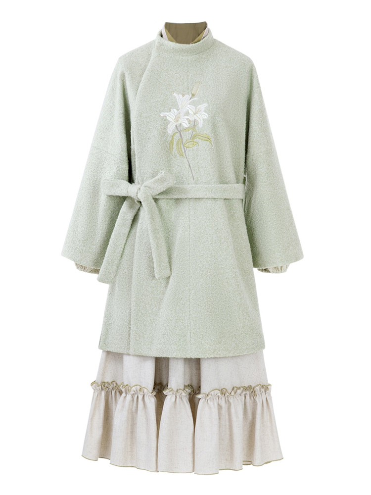 Women Winter Fashion Hanfu Chinese Dress Daily Wear 