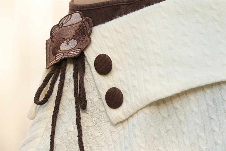 Autumn Women Fashionable Han Elements Cape Skirt Set