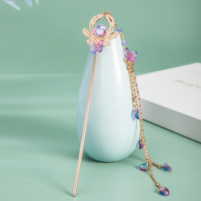 Ancient-Style Hairpin Retro Buyao Hanfu Accessories Tassel Hairpin