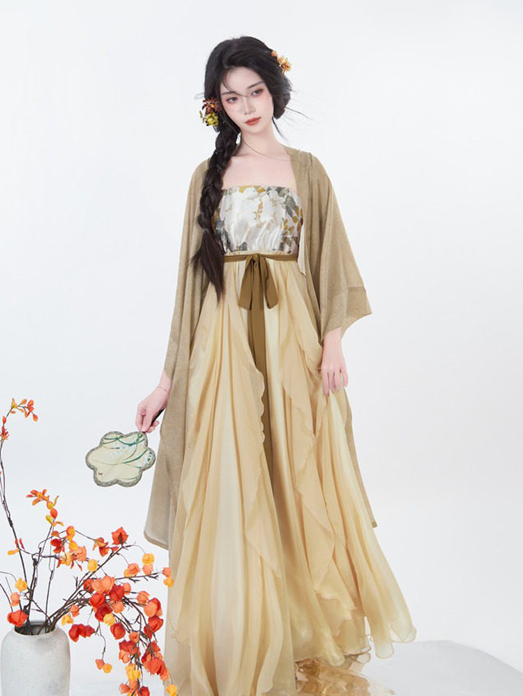 Spring Hanfu Dress for Women with Han Elements