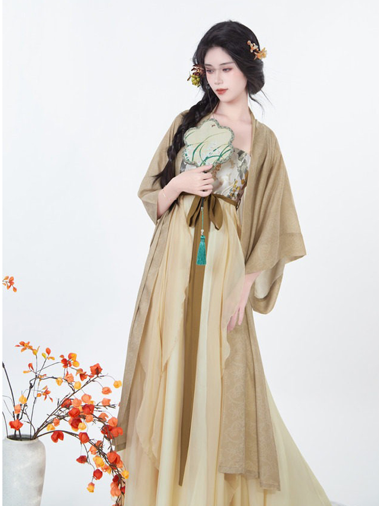 Spring Hanfu Dress for Women with Han Elements