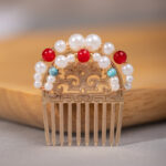 Tang Dynasty-style Gold Hair Ornaments Imperial Court-inspired Chinese Hanfu Accessories