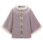 Winter Women Ming Dynasty Style Hanfu Short Ao Thickened Round Neck Coat