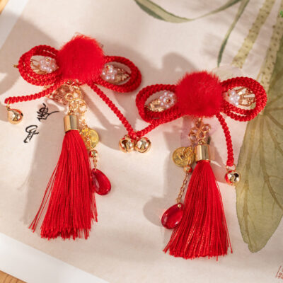 Women Earrings Niche Garnet New Year Jewelry