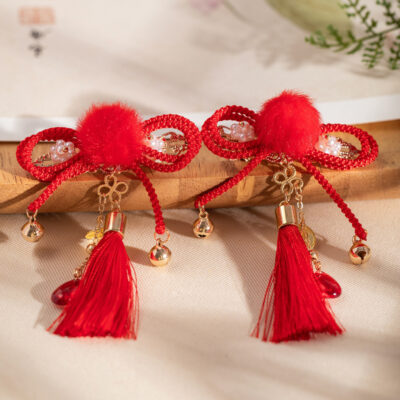 Women Earrings Niche Garnet New Year Jewelry