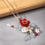 Women New Year Accessory Vintage Gourd Necklace