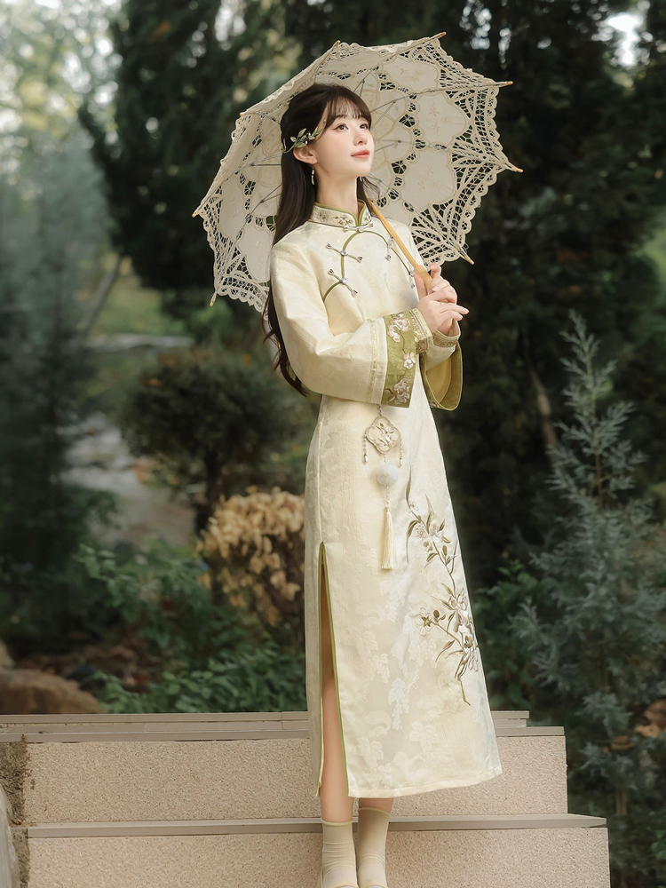 Women Spring Cheongsam Set New Vest Elegant Attire