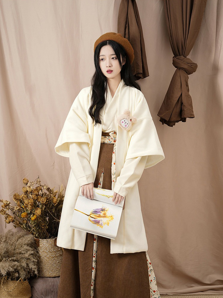 Women Winter Hanfu Song Dynasty Style Thickened Set