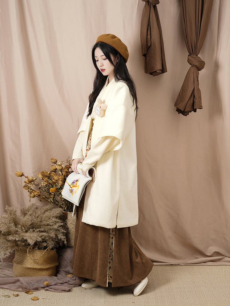 Women Winter Hanfu Song Dynasty Style Thickened Set