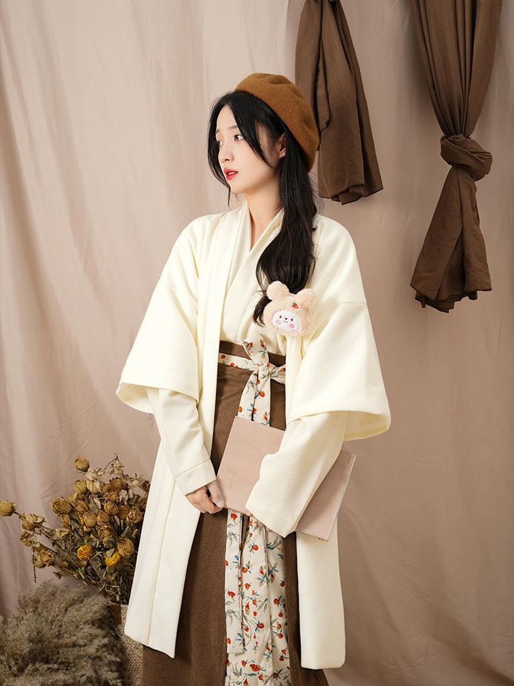Women Winter Hanfu Song Dynasty Style Thickened Set