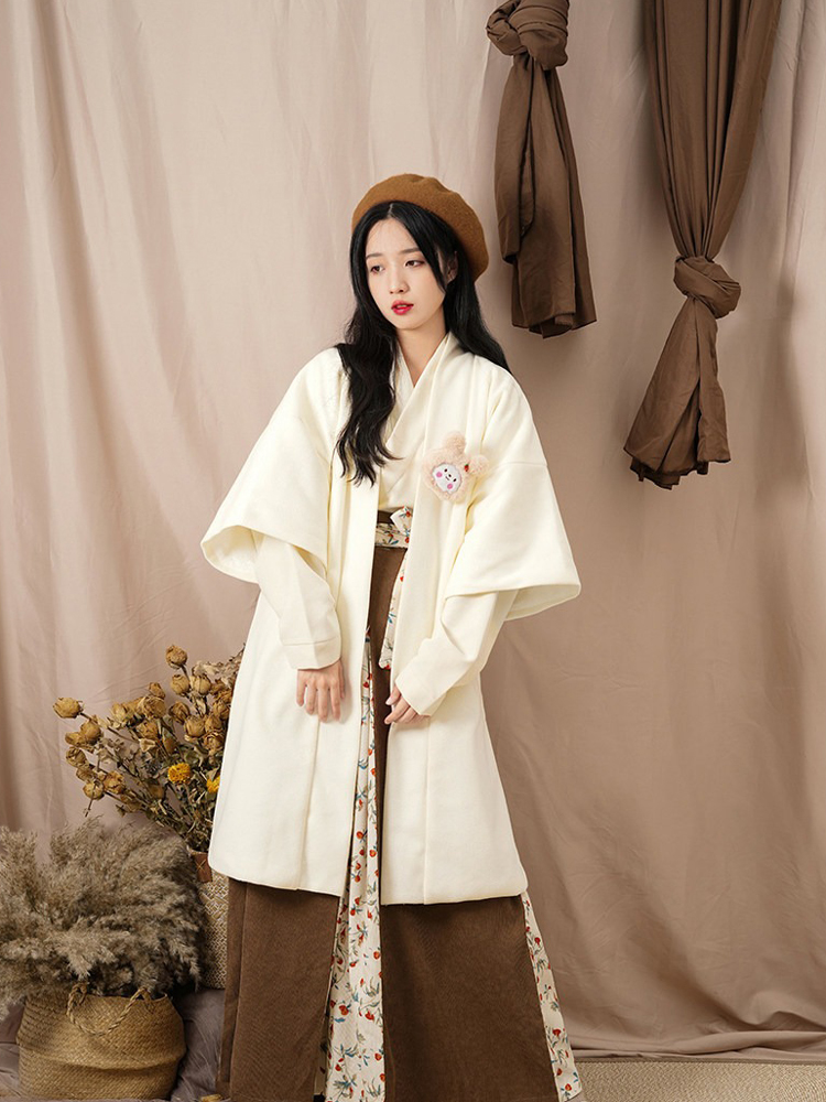 Women Winter Hanfu Song Dynasty Style Thickened Set