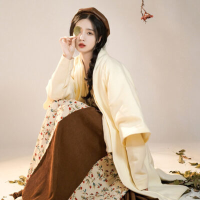 Women Winter Hanfu Song Dynasty Style Thickened Set